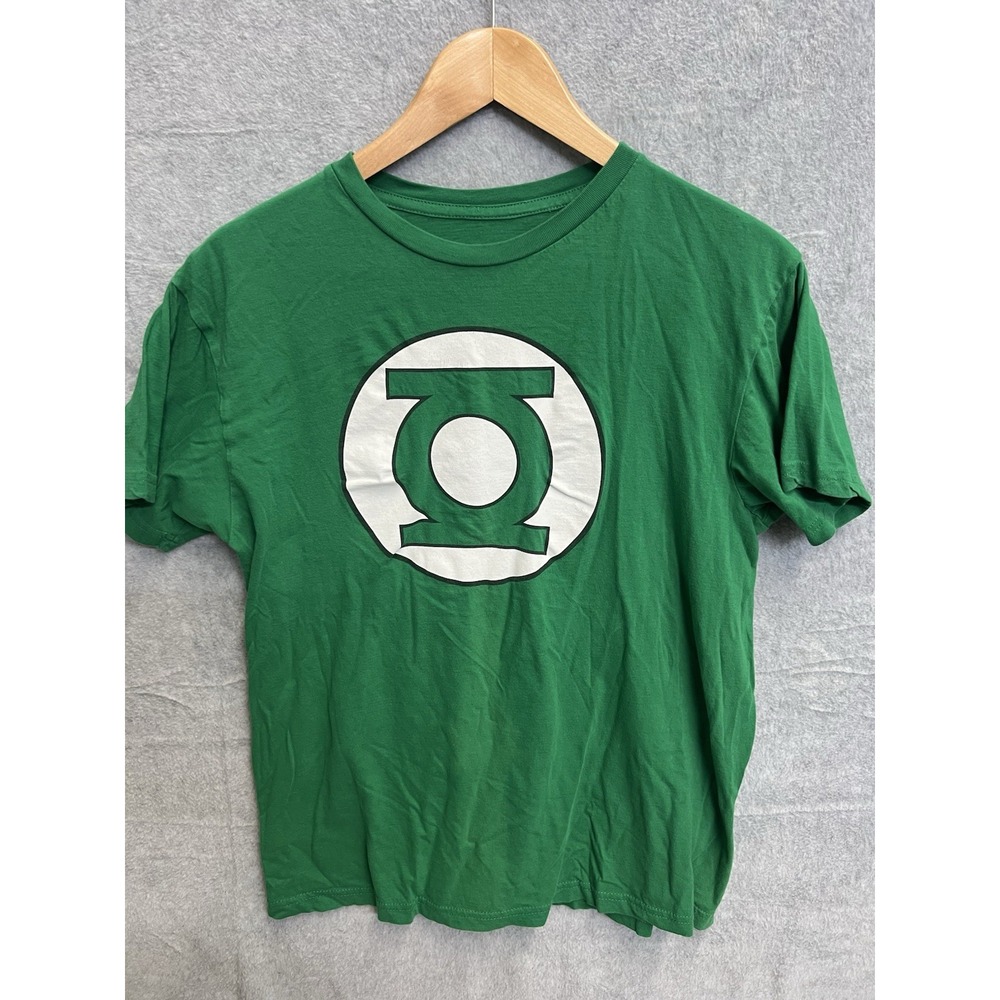 DC Originals Green Lantern Graphic T-Shirt Mens Medium Green Logo Cotton Tee